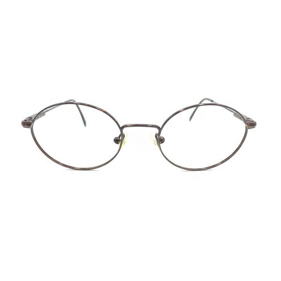 Safilo Team 3826 LV7 Tortoise Brown Round Eyeglasses Frames 49-20 135 Italy - Picture 6 of 12